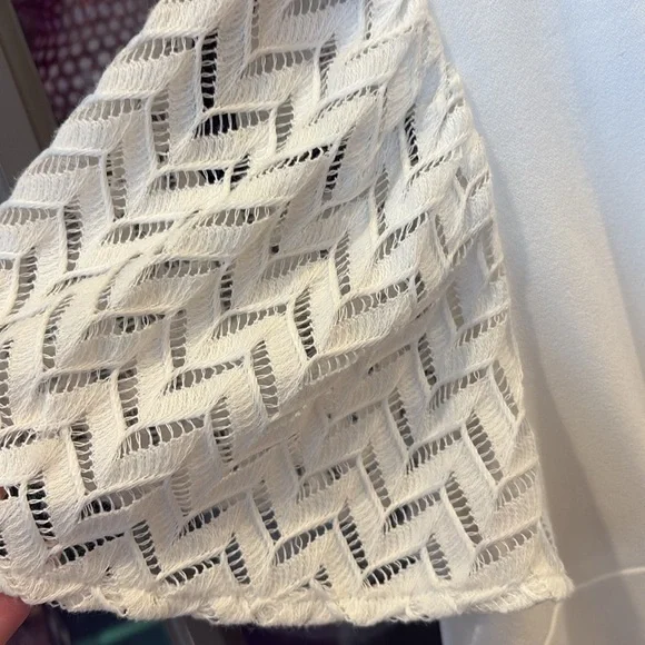 DKNY White Flounce Dress - Picture 5 of 6